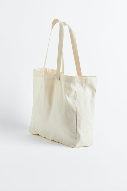 Printed Canvas Shopper